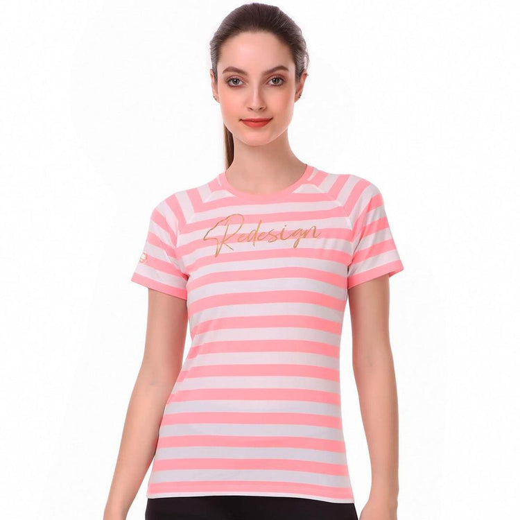 ReDesign Cotton Stripes T-shirt | Women | KIBI Sports - KIBI SPORTS