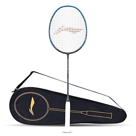 Li-Ning 3D Calibar X Combat Carbon Graphite Strung Racquets, 85 Grams, 30 Lbs String Tension and Free Full Cover | KIBI Sports - KIBI SPORTS