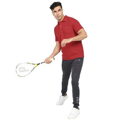 Kronos Cotton Polo All Seasons | Men's | Ferrari Red | KIBI Sports - KIBI SPORTS