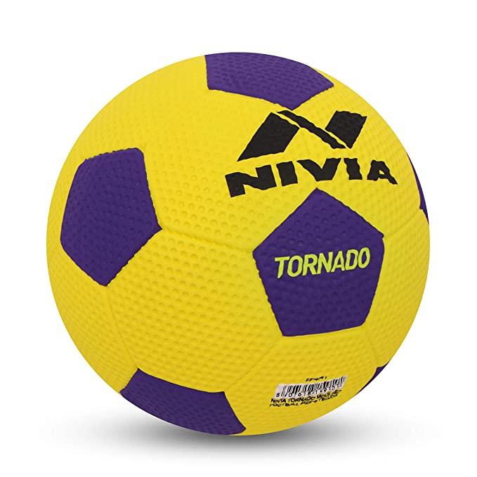 Nivia Tornado Yellow Football | KIBI Sports - KIBI SPORTS