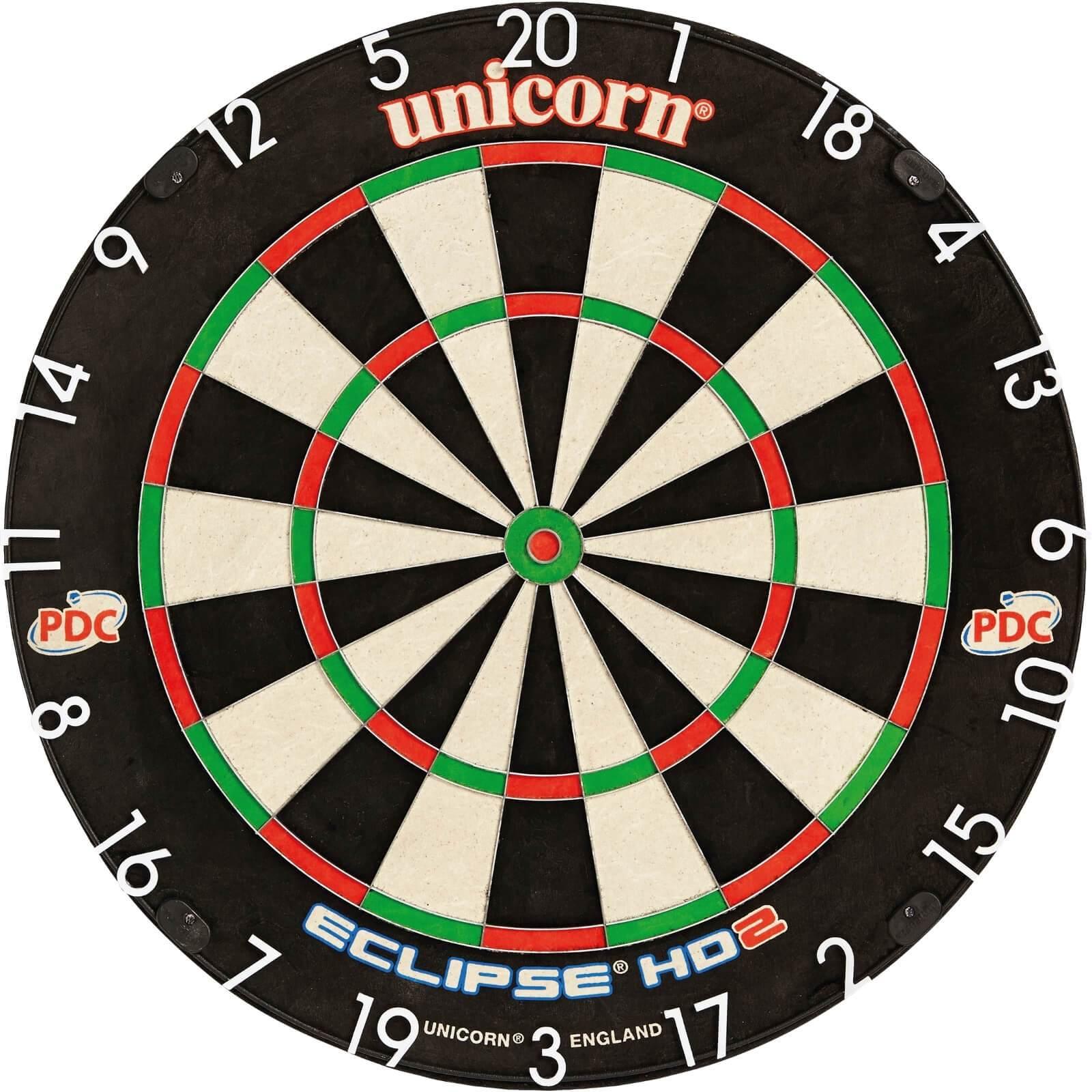 UNICORN Eclipse HD 2 Dartboard – Professional – TV Edition – HD2 - KIBI SPORTS