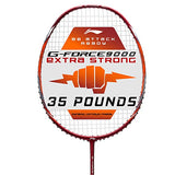 Li-Ning G-Force Extra Strong 9000 Carbon Fibre Badminton Racquet with Free Full Cover(35 LBS Ultra HIGH Tension) | KIBI Sports Li-Ning