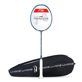 Li-Ning Wind Lite 700 Carbon Fibre Unstrung Badminton Racket with Full Cover, Navy/Red, s1 | KIBI Sports - KIBI SPORTS
