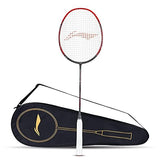 Li-Ning 3D Calibar X Boost Carbon Graphite Strung Racquet, 83 Grams, 30 Lbs String Tension and Free Full Cover | KIBI Sports - KIBI SPORTS