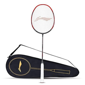 Li-Ning 3D Calibar X Boost Carbon Graphite Strung Racquet, 83 Grams, 30 Lbs String Tension and Free Full Cover | KIBI Sports - KIBI SPORTS
