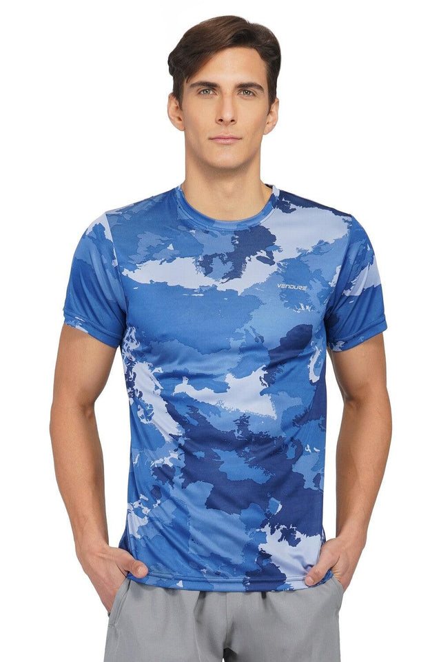 Vendure Sports Camou Print T Shirt | Men | KIBI SPORTS - KIBI SPORTS