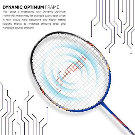 Li-Ning Turbo 99 Carbon Fibre Racket with Free Full Cover (84 Grams. 30 lbs. ) | KIBI Sports - KIBI SPORTS
