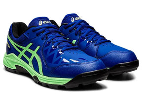 Asics Gel Peake Men's Cricket Shoes - Monaco Blue/Bright Lime Asics