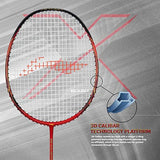 Li-Ning 3D Calibar X Boost Carbon Graphite Strung Racquet, 83 Grams, 30 Lbs String Tension and Free Full Cover | KIBI Sports - KIBI SPORTS