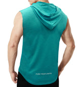 ReDesign Cutsleeve Gym T-Shirt Hoodie | Men | KIBI Sports ReDesign