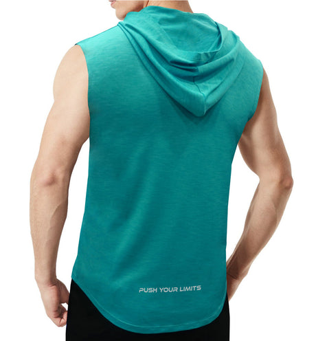 ReDesign Cutsleeve Gym T-Shirt Hoodie | Men | KIBI Sports ReDesign