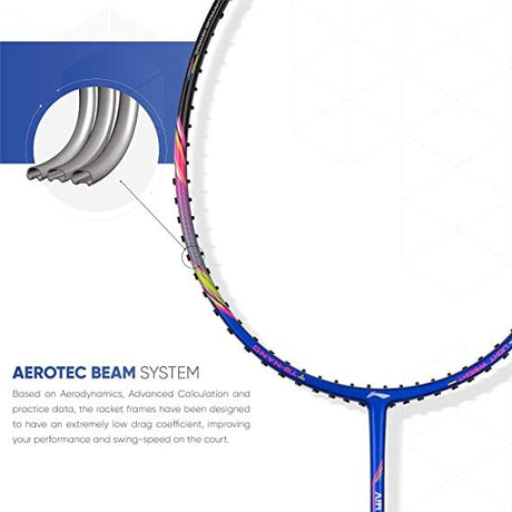 Li-Ning Air Force 80 Lite Carbon Fibre Unstrung Badminton Racket with Free Full Cover | KIBI Sports - KIBI SPORTS