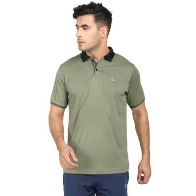 Kronos AIR Performance Polo | Men's | Olive | KIBI Sports - KIBI SPORTS