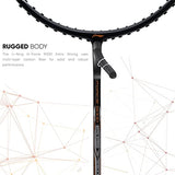 Li-Ning G-Force Extra Strong 9000 Carbon Fibre Badminton Racquet with Free Full Cover(35 LBS Ultra HIGH Tension) | KIBI Sports Li-Ning