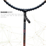 Li-Ning G-Force Extra Strong 9000 Carbon Fibre Badminton Racquet with Free Full Cover(35 LBS Ultra HIGH Tension) | KIBI Sports Li-Ning