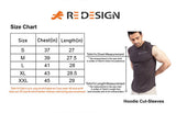 ReDesign Cutsleeve Gym T-Shirt Hoodie | Men | KIBI Sports ReDesign
