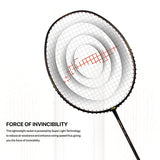 Li-Ning Wind Lite Stealth Carbon Fibre Strung Badminton Racket with Free Full Cover (Powered By Windstorm) | KIBI Sports Li-Ning