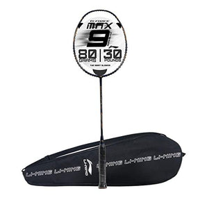 Li-Ning G-Force Superlite Max 9 Carbon Fibre Badminton Racket with Free Full Cover(80 Grams. 30 Lbs) | KIBI Sports - KIBI SPORTS