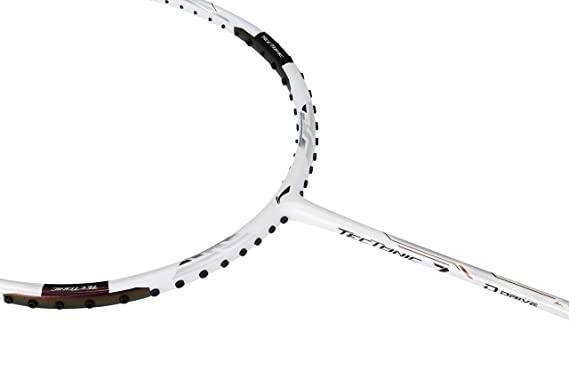 Li-Ning Tectonic 7 D Drive Unstrung Badminton Racket - 81 Grams - Medium Stiff - 304mm Balance Point | KIBI Sports - KIBI SPORTS