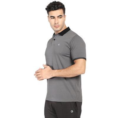 Kronos AIR Performance Polo | Men's | Dark Grey | KIBI Sports - KIBI SPORTS