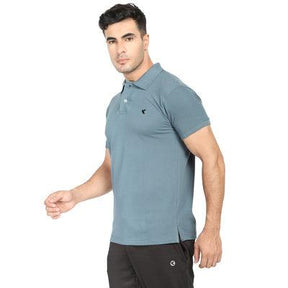 Kronos Cotton Polo All Seasons | Men's | Vintage Blue | KIBI Sports - KIBI SPORTS