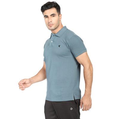 Kronos Cotton Polo All Seasons | Men's | Vintage Blue | KIBI Sports - KIBI SPORTS