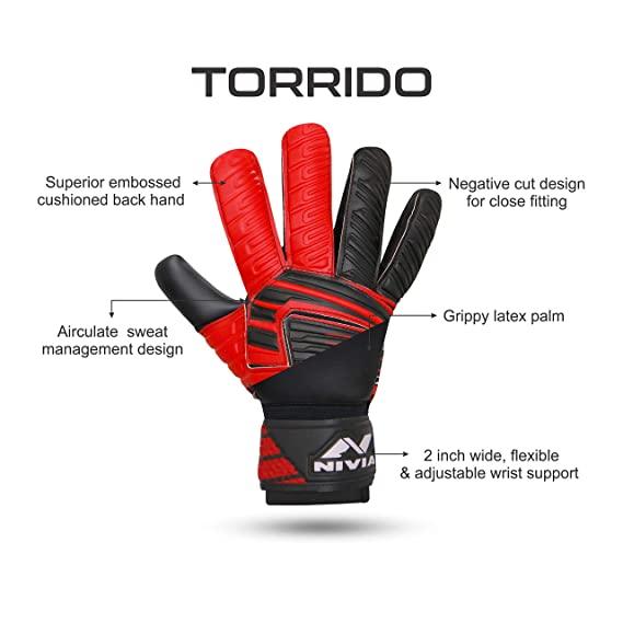 Nivia Raptor Football Gloves | KIBI Sports - KIBI SPORTS