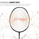 Li-Ning G-Force Extra Strong 9000 Carbon Fibre Badminton Racquet with Free Full Cover(35 LBS Ultra HIGH Tension) | KIBI Sports Li-Ning