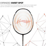 Li-Ning G-Force Extra Strong 9000 Carbon Fibre Badminton Racquet with Free Full Cover(35 LBS Ultra HIGH Tension) | KIBI Sports Li-Ning