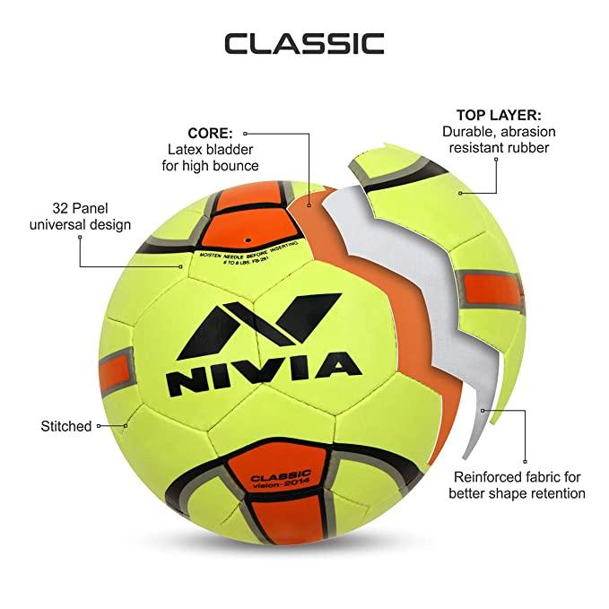 Nivia Classic size 5 Football | KIBI Sports - KIBI SPORTS
