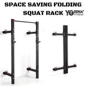 Yoddha FOLDABLE SQUAT STAND – WALL MOUNTED  | KIBI Sports KIBI Sports