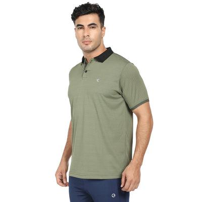 Kronos AIR Performance Polo | Men's | Olive | KIBI Sports - KIBI SPORTS