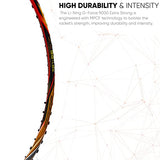 Li-Ning G-Force Extra Strong 9000 Carbon Fibre Badminton Racquet with Free Full Cover(35 LBS Ultra HIGH Tension) | KIBI Sports Li-Ning