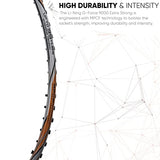 Li-Ning G-Force Extra Strong 9000 Carbon Fibre Badminton Racquet with Free Full Cover(35 LBS Ultra HIGH Tension) | KIBI Sports Li-Ning