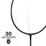Li-Ning Wind Lite Stealth Carbon Fibre Strung Badminton Racket with Free Full Cover (Powered By Windstorm) | KIBI Sports Li-Ning