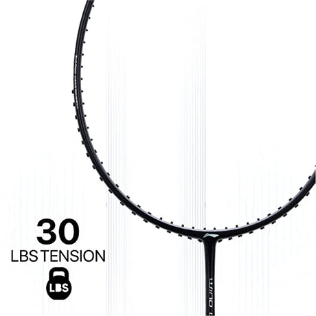 Li-Ning Wind Lite Stealth Carbon Fibre Strung Badminton Racket with Free Full Cover (Powered By Windstorm) | KIBI Sports Li-Ning