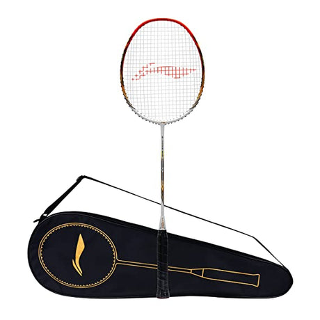 Li-Ning G-Force Extra Strong 9000 Carbon Fibre Badminton Racquet with Free Full Cover(35 LBS Ultra HIGH Tension) | KIBI Sports Li-Ning