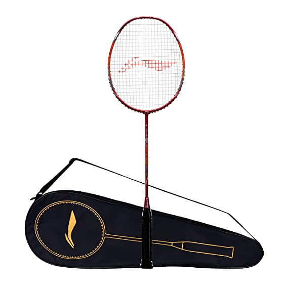 Li-Ning G-Force Extra Strong 9000 Carbon Fibre Badminton Racquet with Free Full Cover(35 LBS Ultra HIGH Tension) | KIBI Sports Li-Ning