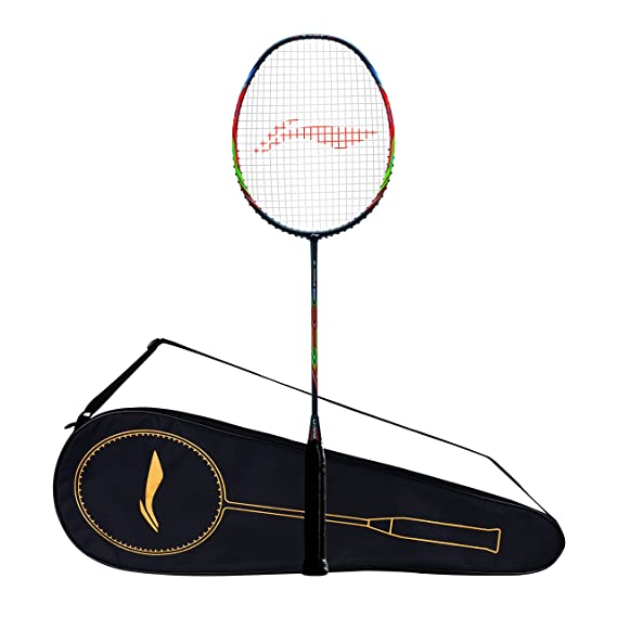 Li-Ning G-Force Extra Strong 9000 Carbon Fibre Badminton Racquet with Free Full Cover(35 LBS Ultra HIGH Tension) | KIBI Sports Li-Ning
