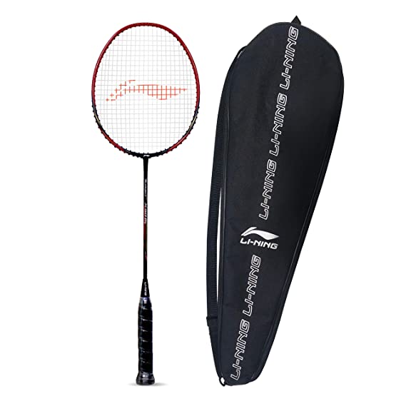 Li-Ning Turbo X 70 G4 Strung Graphite Badminton Racquet (Black/Lime) with Free Full Racket Cover | KIBI Sports Li-Ning