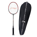 Li-Ning Turbo X 70 G4 Strung Graphite Badminton Racquet (Black/Lime) with Free Full Racket Cover | KIBI Sports Li-Ning