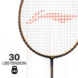 Li-Ning Wind Lite Stealth Carbon Fibre Strung Badminton Racket with Free Full Cover (Powered By Windstorm) | KIBI Sports Li-Ning