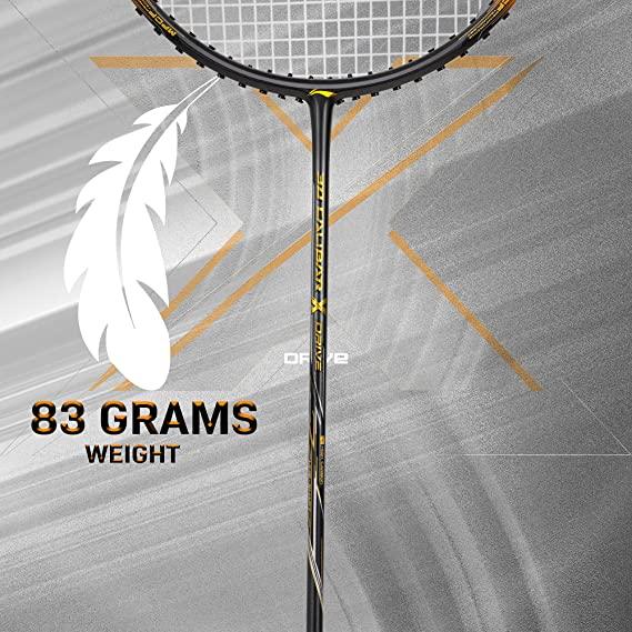 Li-Ning 3D Calibar X Boost Carbon Graphite Strung Racquet, 83 Grams, 30 Lbs String Tension and Free Full Cover | KIBI Sports - KIBI SPORTS