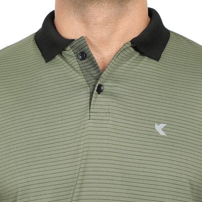 Kronos AIR Performance Polo | Men's | Olive | KIBI Sports - KIBI SPORTS