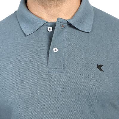 Kronos Cotton Polo All Seasons | Men's | Vintage Blue | KIBI Sports - KIBI SPORTS