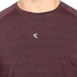 Kronos BRE-EAZY Workout TEE | Men's | Maroon | KIBI Sports - KIBI SPORTS