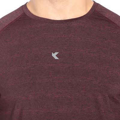Kronos BRE-EAZY Workout TEE | Men's | Maroon | KIBI Sports - KIBI SPORTS