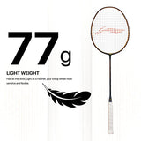 Li-Ning Wind Lite Stealth Carbon Fibre Strung Badminton Racket with Free Full Cover (Powered By Windstorm) | KIBI Sports Li-Ning