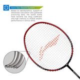 Li-Ning Turbo X 70 G4 Strung Graphite Badminton Racquet (Black/Lime) with Free Full Racket Cover | KIBI Sports Li-Ning