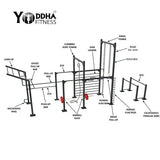 Yoddha Calisthenics Rig – Extreme 3  | KIBI Sports KIBI Sports